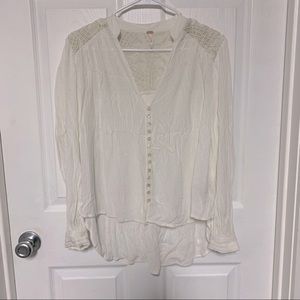 Free People Long Sleeve Blouse